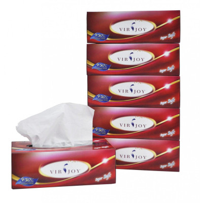 VIRJOY 維潔雅5盒裝面紙(紅盒) HS-Y314VS